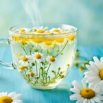 chamomile sore throat cough